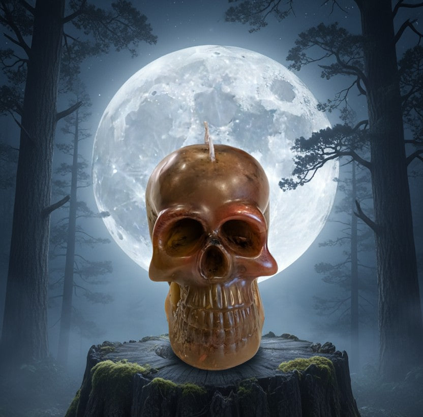 Iconoclast Casting - Skull - Candle