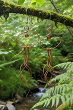 Load image into Gallery viewer, &quot;The Courage&quot; Carnelian - Jellyfish - Earrings