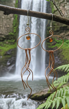Load image into Gallery viewer, &quot;The Courage&quot; Carnelian - Jellyfish - Earrings