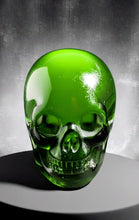 Load image into Gallery viewer, The Emerald Whisper Skull - Green Obsidian - Talisman of self-Sovereignty