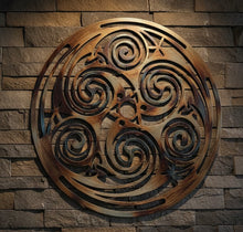 Load image into Gallery viewer, Celtic Triskelion - Metal art