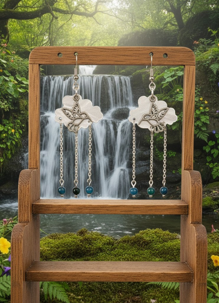 Pacific Coast Hummingbird Talisman - Earrings