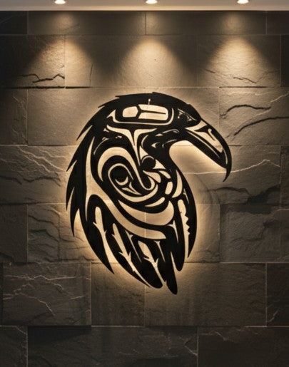 Raven Spirit - Metal art