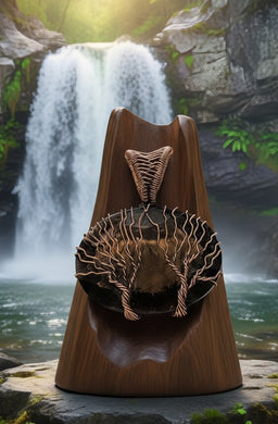 The Twin Canopy - Pendant - Copper Wrapped - Tree of life - Smokey Quartz