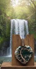 Load image into Gallery viewer, Mosswood Talisman -Copper Wrapped - Tree of life - Green Moss Agate - Pendant