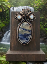 Load image into Gallery viewer, Unleashed Truth- Copper wrapped, Sodalite &amp; moonstone, Pendant