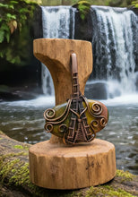 Load image into Gallery viewer, The Harmonizing Amulet - Copper wrapped, Unakite, Pendant