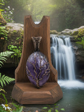 Load image into Gallery viewer, Chalice of Calm -Tree of life -Copper wrapped -Amethyst - Pendant