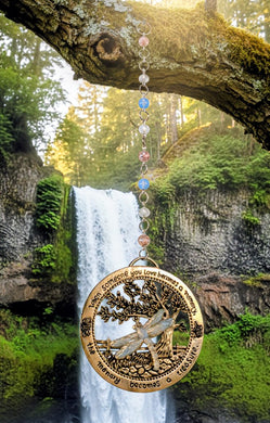 The Eternal Light - Memorial - Dragonfly - Sun catcher