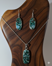 Load image into Gallery viewer, The Harmonized Shield - Necklace &amp; Earrings - Set