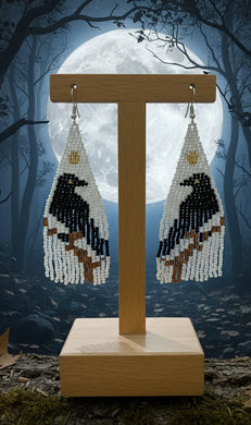 Raven Moon Talisman - Earrings
