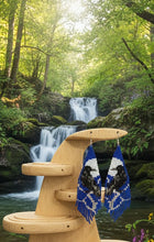 Load image into Gallery viewer, The Raven&#39;s Wisdom Beaded -  Earrings