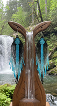 Load image into Gallery viewer, Bohemian Midnight - Beaded  - Earrings