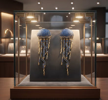 Load image into Gallery viewer, Midnight Tentacle Dangles - Jellyfish - Earrings