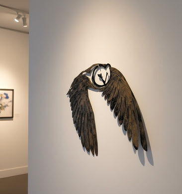 The Watcher - Small Owl In Flight