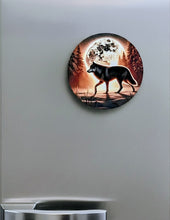 Load image into Gallery viewer, Fridge Magnet - Lunar Majesty Wolf