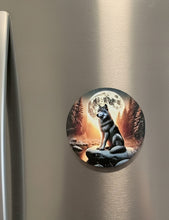 Load image into Gallery viewer, Forest Spirit - Fridge Magnet - Wolf