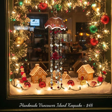 Load image into Gallery viewer, Aura Flow Gingerbread Bell - Ornament - Sun Catcher