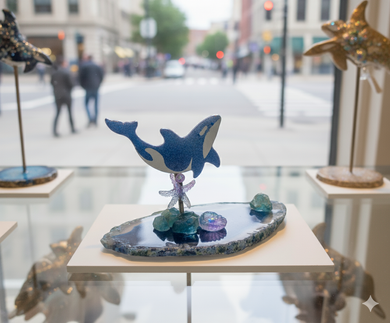 Miniature - Ocean Spirit - Orca  - Ornament