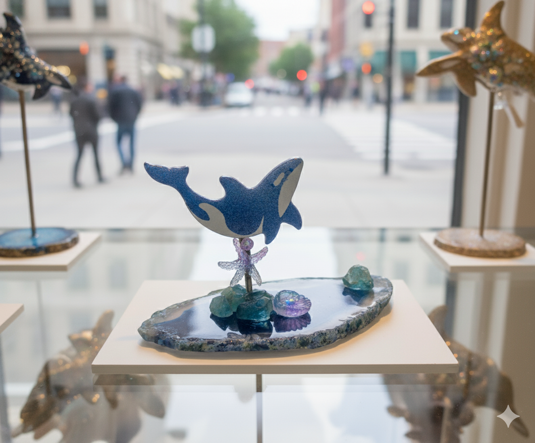 Miniature - Ocean Spirit - Orca  - Ornament