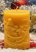 Load image into Gallery viewer, Santa Reindeer Ride - Candle