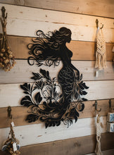 Load image into Gallery viewer, The Siren&#39;s Descent - Mermaid - Metal art