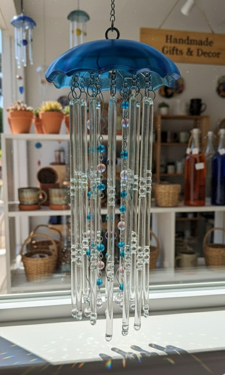 A Dance of Light and serenity - Jellyfish - Wind chime - Sun Catcher