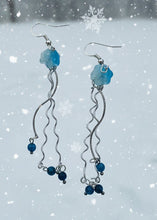 Load image into Gallery viewer, Apatite Tide - Jellyfish - Earrings