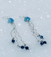 Load image into Gallery viewer, Apatite Tide - Jellyfish - Earrings