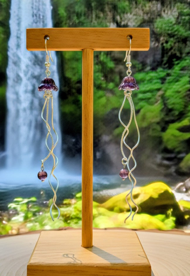 Oceanic Aura - Jellyfish - Earrings