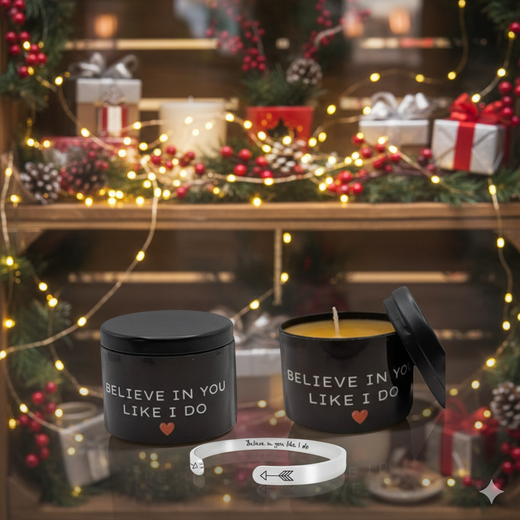 The Inner Light - Candle & Bracelet -  Gift Set