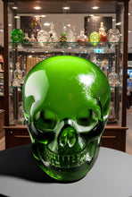 Load image into Gallery viewer, The Emerald Whisper Skull - Green Obsidian - Talisman of self-Sovereignty