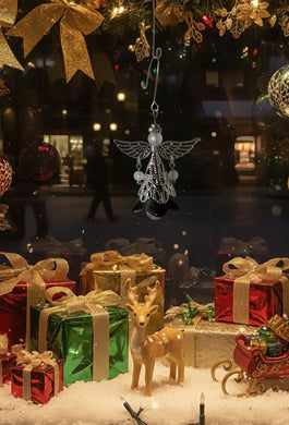 The filigree Heart - Angel - Ornament - Sun Catcher