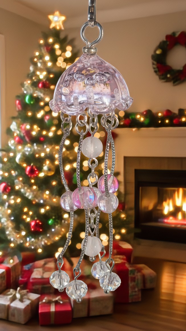 The Beloved Drift - Jellyfish - Ornament - Suncatcher