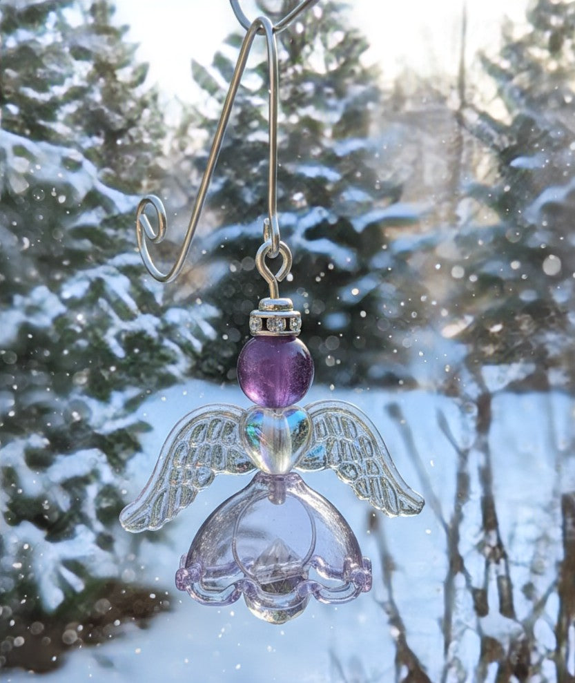 Amethyst Sentinel - Angel - Ornament - Sun Catcher