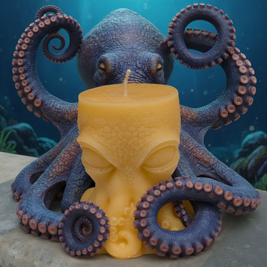 Deep Diver 2 - Octopus - Candle