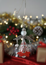 Load image into Gallery viewer, Christmas Red - Angel - Ornament