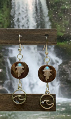 Ocean Drops - Jellyfish - Earrings