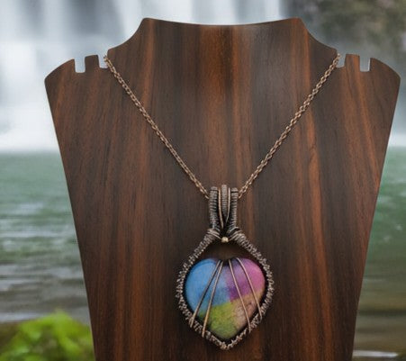 The Stone Of Light - Rainbow Solar Quartz - Necklace