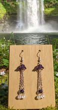 Load image into Gallery viewer, The Amethyst Sea Blossom - Jellyfish - Earrings