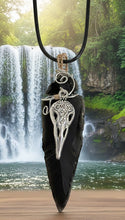 Load image into Gallery viewer, The Raven's Compass - Arrowhead - Celtic Raven - Necklace