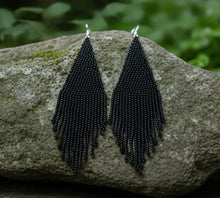 Load image into Gallery viewer, Midnight Waterfall - Earrings