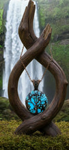 Load image into Gallery viewer, Amulet of Abundance - Turquoise - Copper Wrapped - Necklace