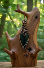 Load image into Gallery viewer, Heart of Determination: - Boodstone - Copper - Pendant