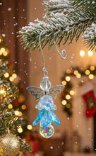 Load image into Gallery viewer, Blue Flower Angel - Ornament - Suncatcher