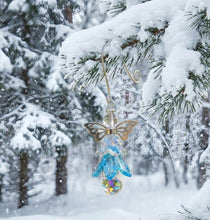 Load image into Gallery viewer, Blue Flower Angel - Ornament - Suncatcher