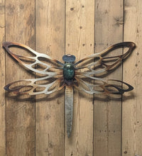 Load image into Gallery viewer, Beginning’s Breath - Dragonfly - metal Art