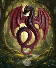 Load image into Gallery viewer, The Sentinel of the North - Crimson Dragon - Viking Compass