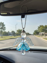 Load image into Gallery viewer, Blue Angel - Rear view mirror - Sun Catcher