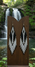 Load image into Gallery viewer, The Heirloom Diamond-Drop - Beaded - Earrings